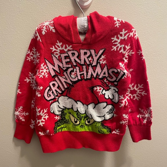 Merry Grinchmas Pullover Hooded Sweater - Picture 1 of 5